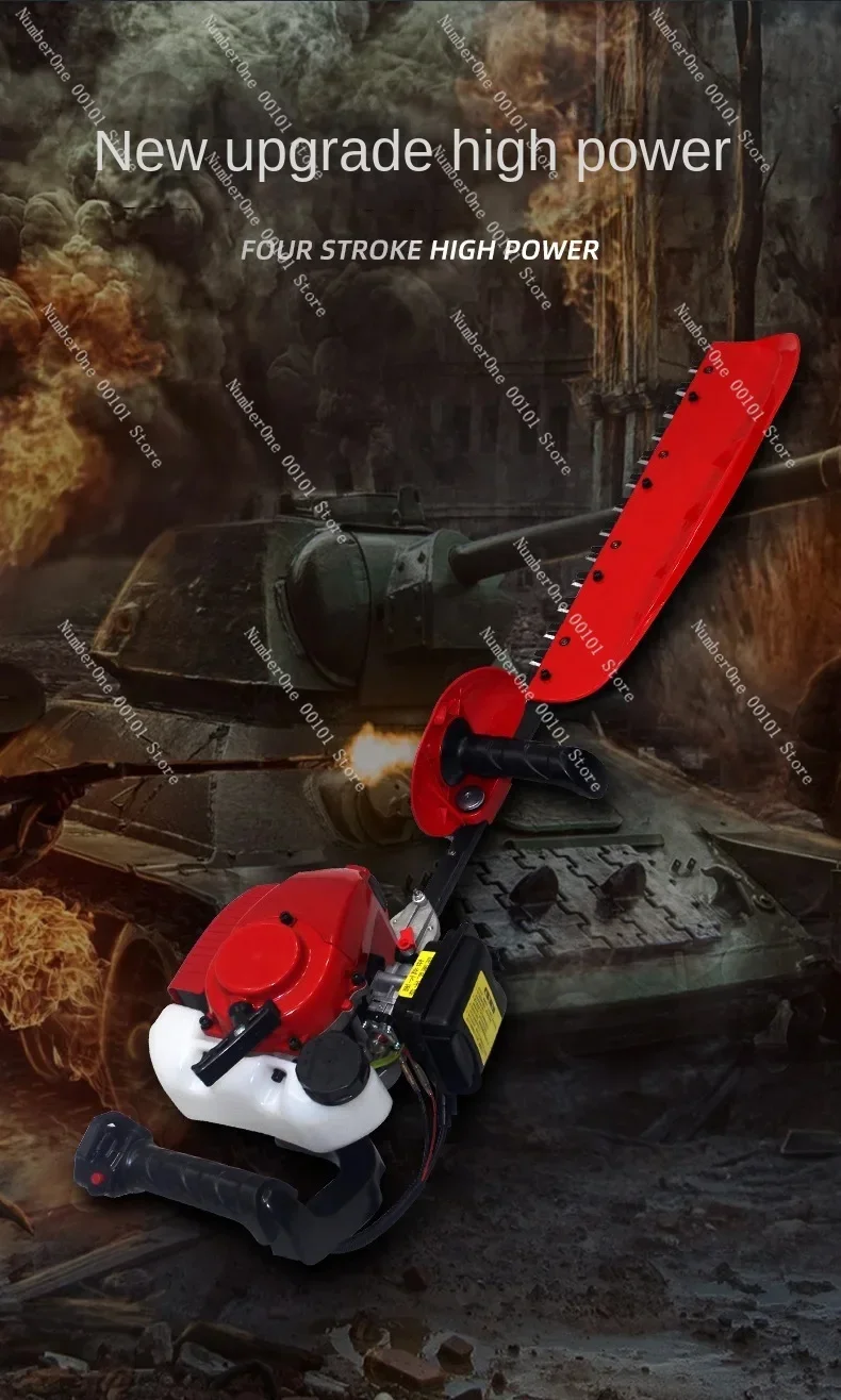 6010 Hedge Trimmer Single Blade Power Two Stroke Tea Picker 34.5cc Trimmer Garden Pruning Shears Hedge Cutting Machine
