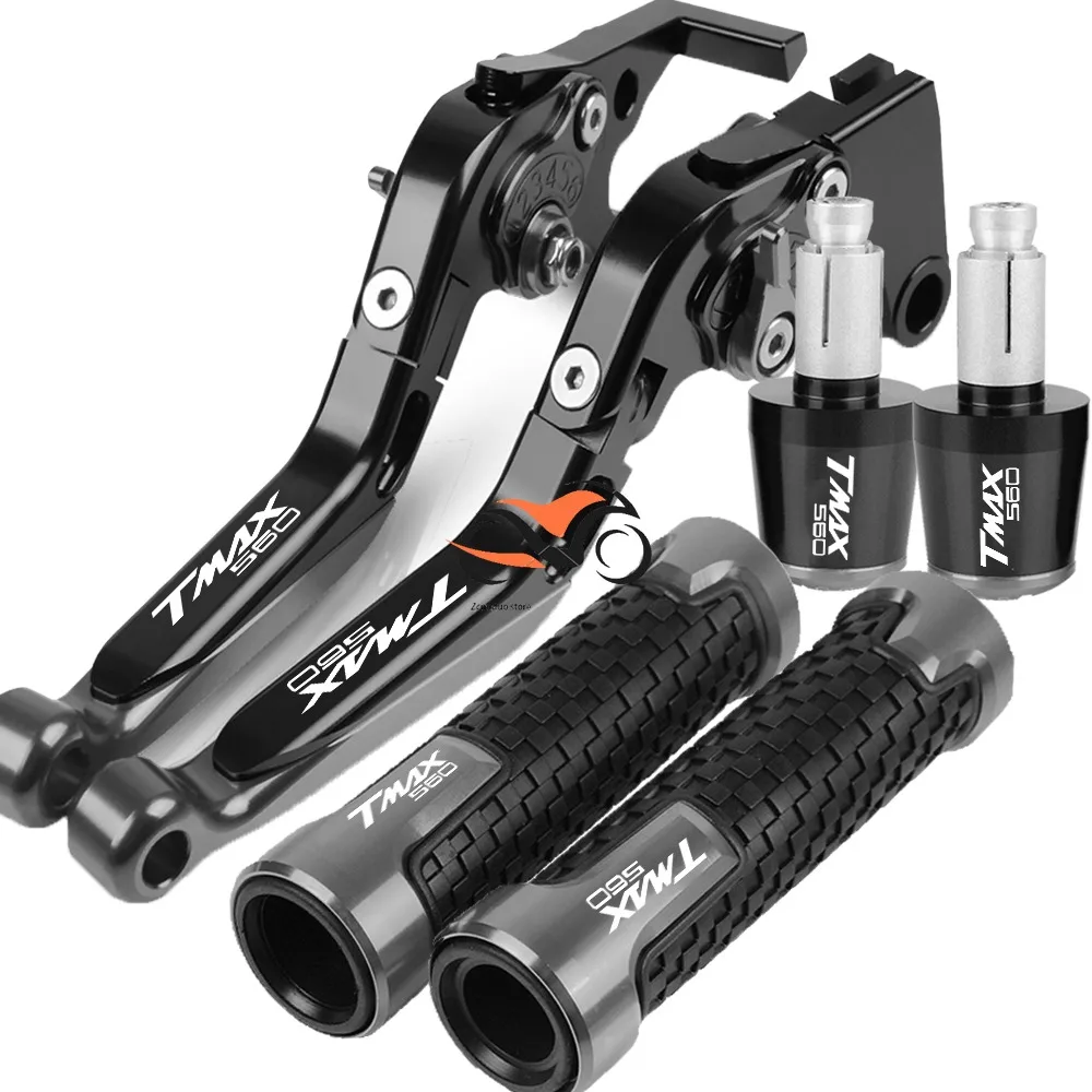 

For YAMAHA TMAX560 TMAX 560 ABS 2024 2023 2022 2020 2021 Motorcycle Brake Clutch Levers Handlebar Hand Grip Ends T-MAX 560 parts