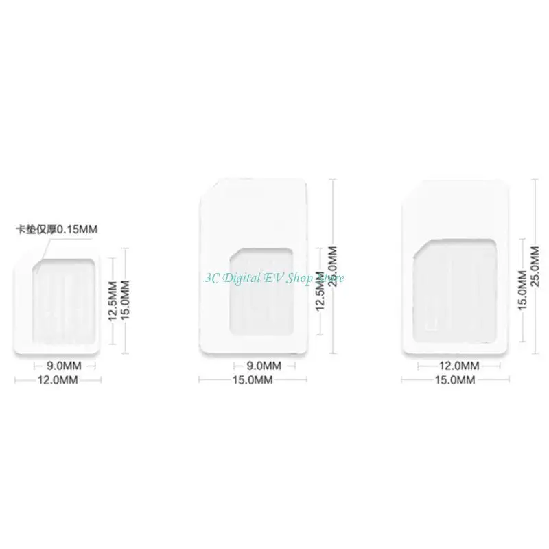 E74D 4 в 1 преобразование для нано -сим -карты в микро стандартный адаптер для телефона для галактики