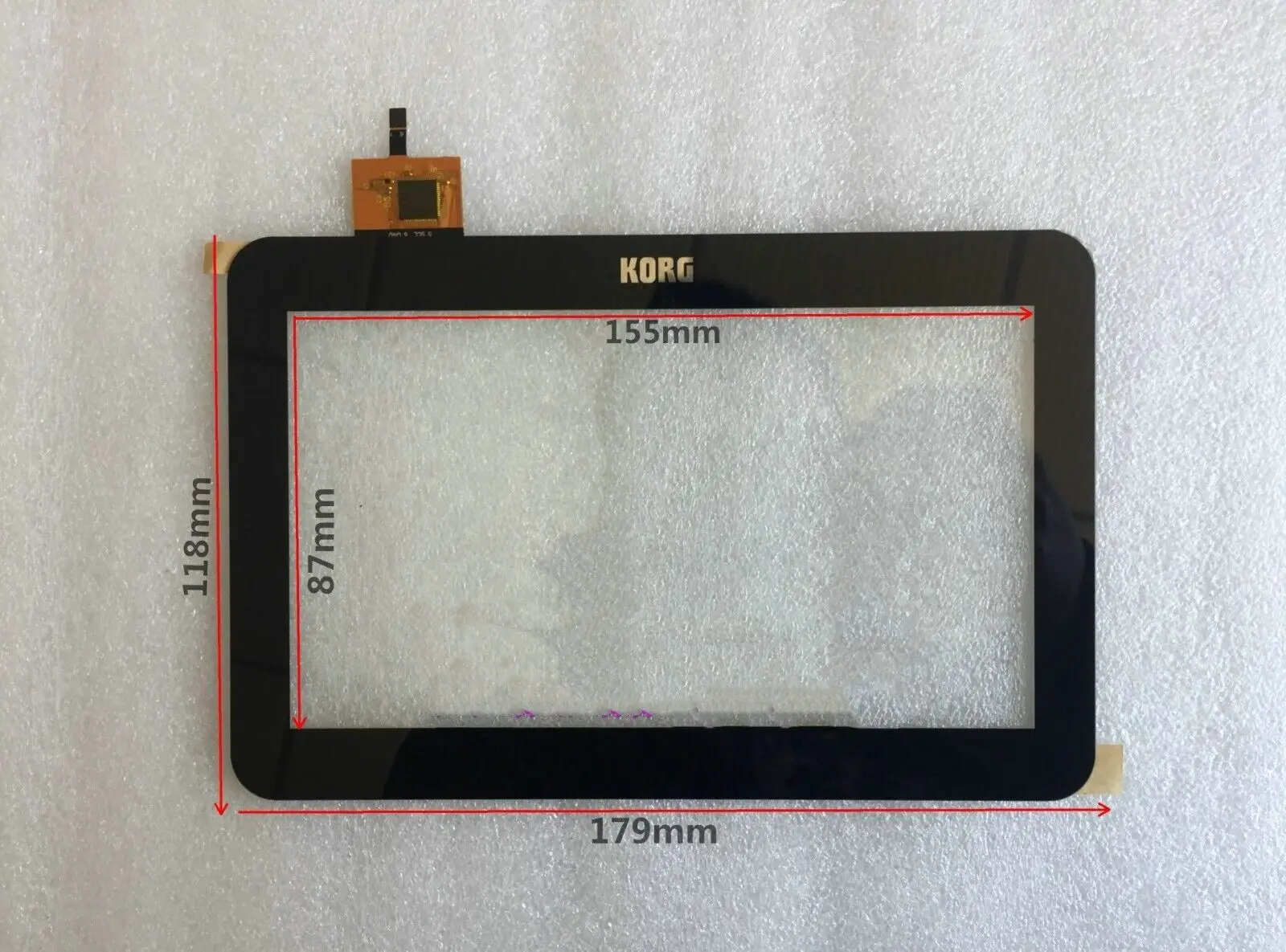 شاشة LCD تعمل باللمس لمقياس كورج PA4X ، 7 بوصة ، 5 سمك ، إصلاح بديل