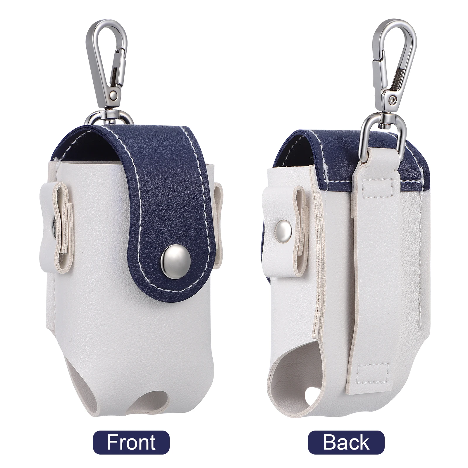 

2Pcs Golf Bag Nail Case Small Anti-scratch Zipper Waist Small Golfs Bag Belt Pouch Golfs Tee Holder Storage