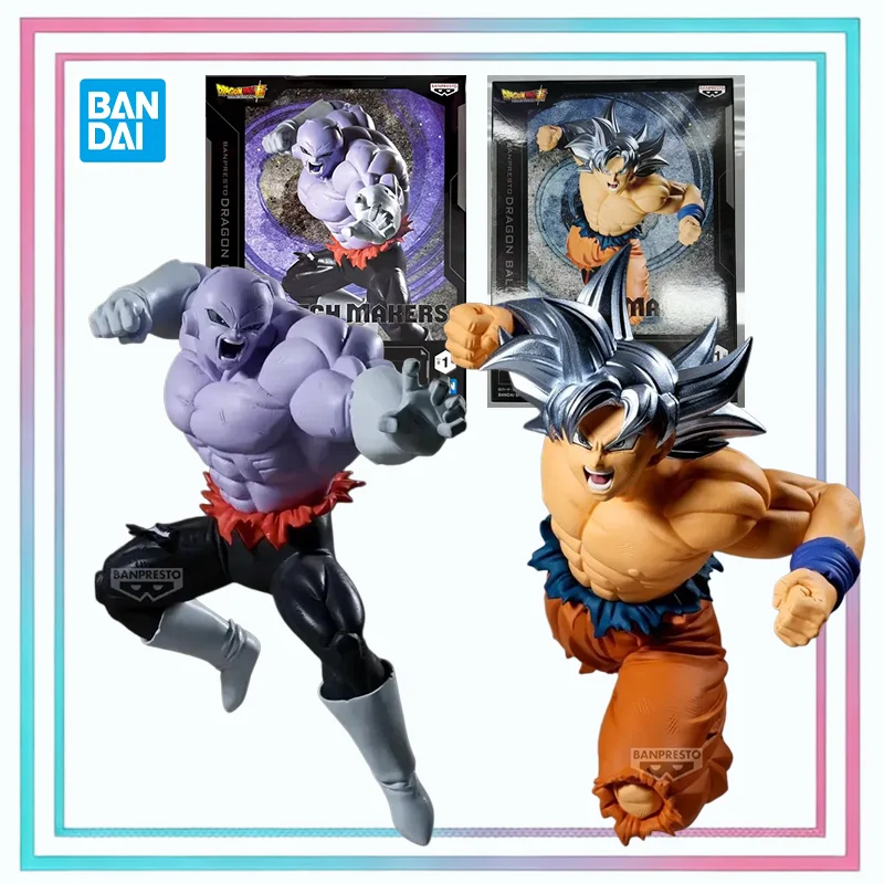 

Bandai Original Banpresto Dragon Ball Super Match Makers Son Goku Jiren Figure Model Collection Toys Gift Desk Decoration