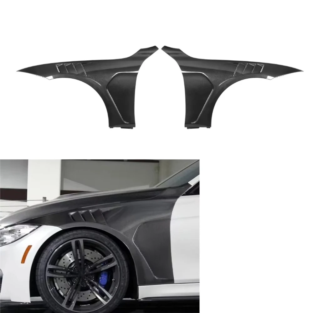

Real Carbon Fiber Front Side Fender Trims VE Style for M4 F82 2013-2019 F82 Carbon Fiber Fender