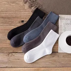 Long anti-suar socks and male average length odor, sports socks, all cotton socks, male seasonal socks, 5 pairs 10 Main Half -Long Sales - №10