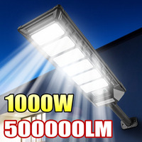 1000W/800W/600W 500000LM Outdoor Solar Lamp Sunlight Motion Sensor Light Waterproof Street Wall Yard Lamp WIth Remote Control