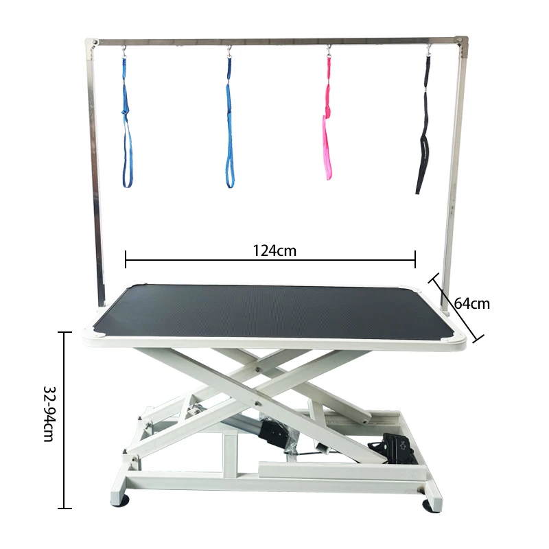 STLF Factory-direct Sale of Pet Electric Height-adjustable Beauty Table for Grooming. Adjustable Height Pet Hair Styling Table.