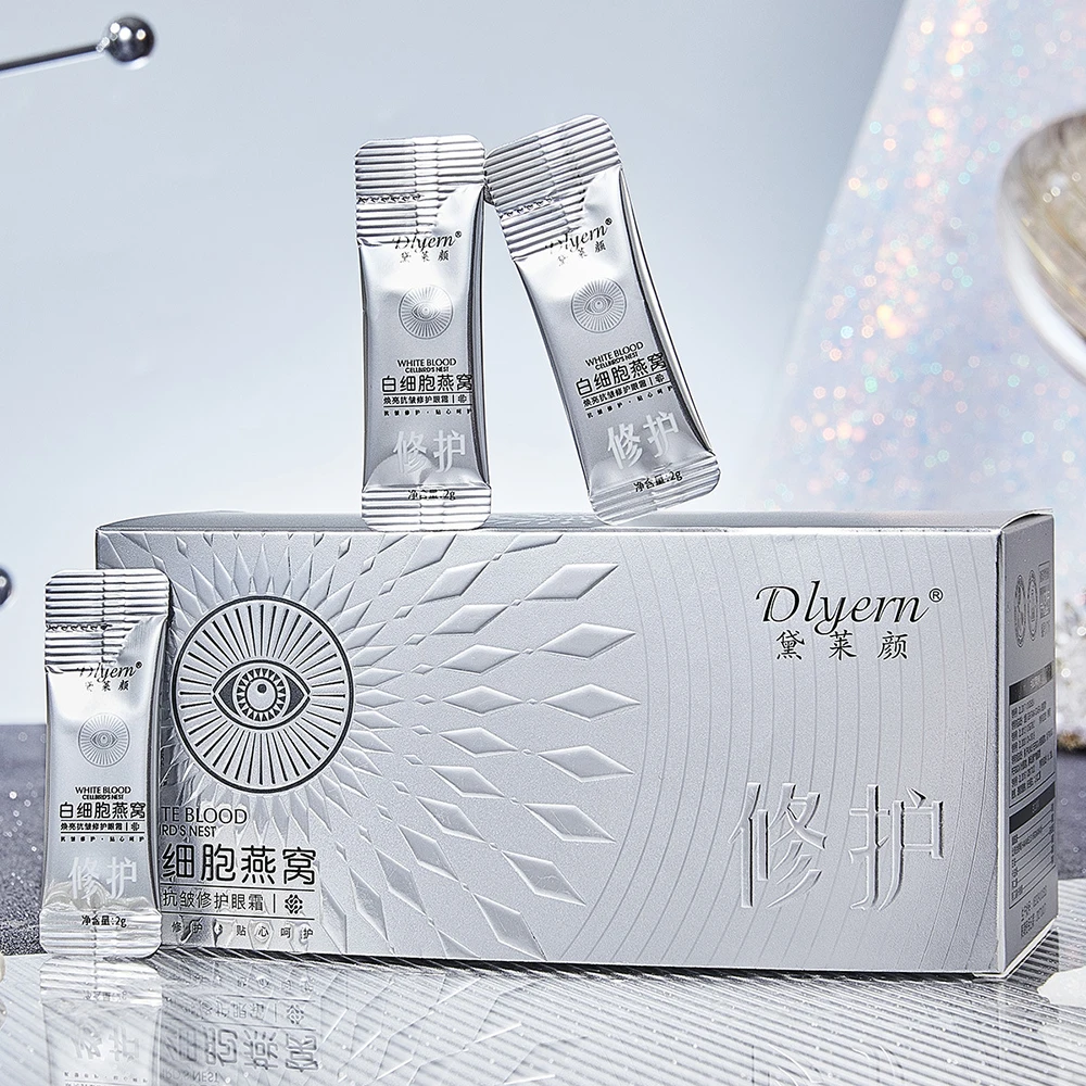 

100 шт., белые клетки крови, гнездо Bbird, осветляющий восстанавливающий крем для глаз, увлажняющий, уменьшающий тонкую линии, уход за глазами, мешки для глаз, темные круги