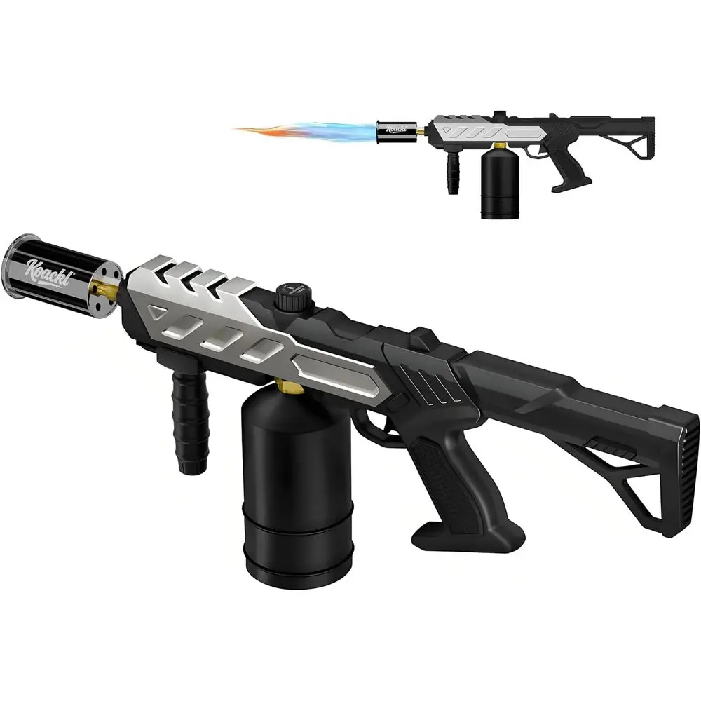 

Adjustable Flame Propane Torch for Kitchen, Welding, Grilling, BBQ, and Camping (Tank Not Included)
