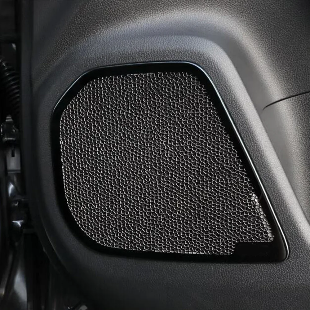 Stainless Steel Car Inner Door Audio Speaker Covers Stereo Trim Stickers 4Pcs For Lexus NX 250 260 350h 350 F 2022 2023 2024