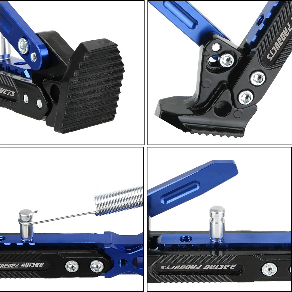 New Motorcycle Kickstand Parking Kick Stand Bracket Foot Side Supportor Crutch Holder Dirt Bike Motorbike Accessories Universal
