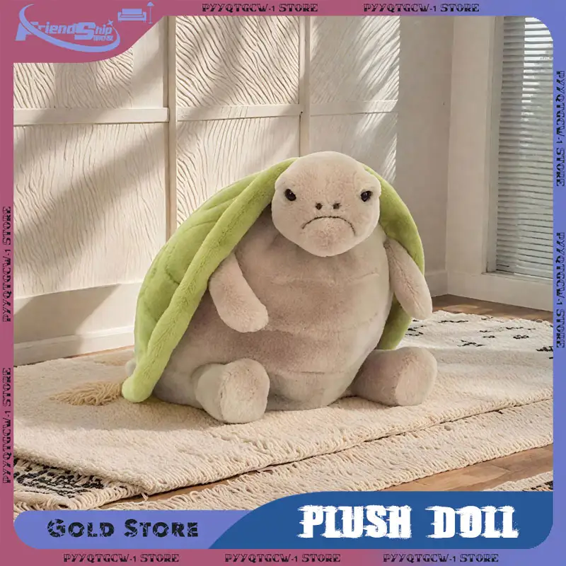 Boneca de pelúcia tartaruga série animal bonito brinquedos de pelúcia em estoque simulação boneca toque confortável quente coração cura presentes de aniversário