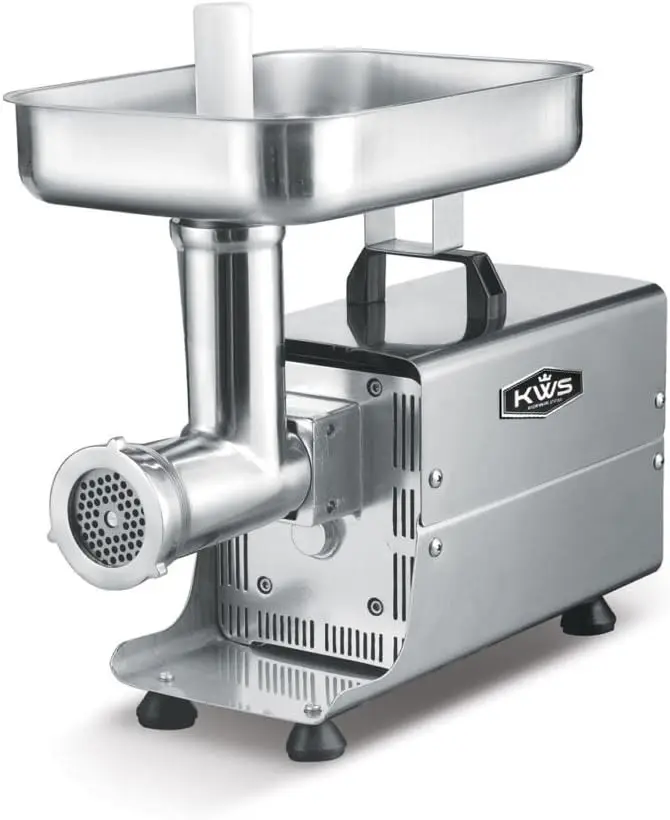 SL-8 450W 1/2HP Moedor de carne elétrico Moedor de carne de aço inoxidável Motor poderoso de aço inoxidável de alta qualidade