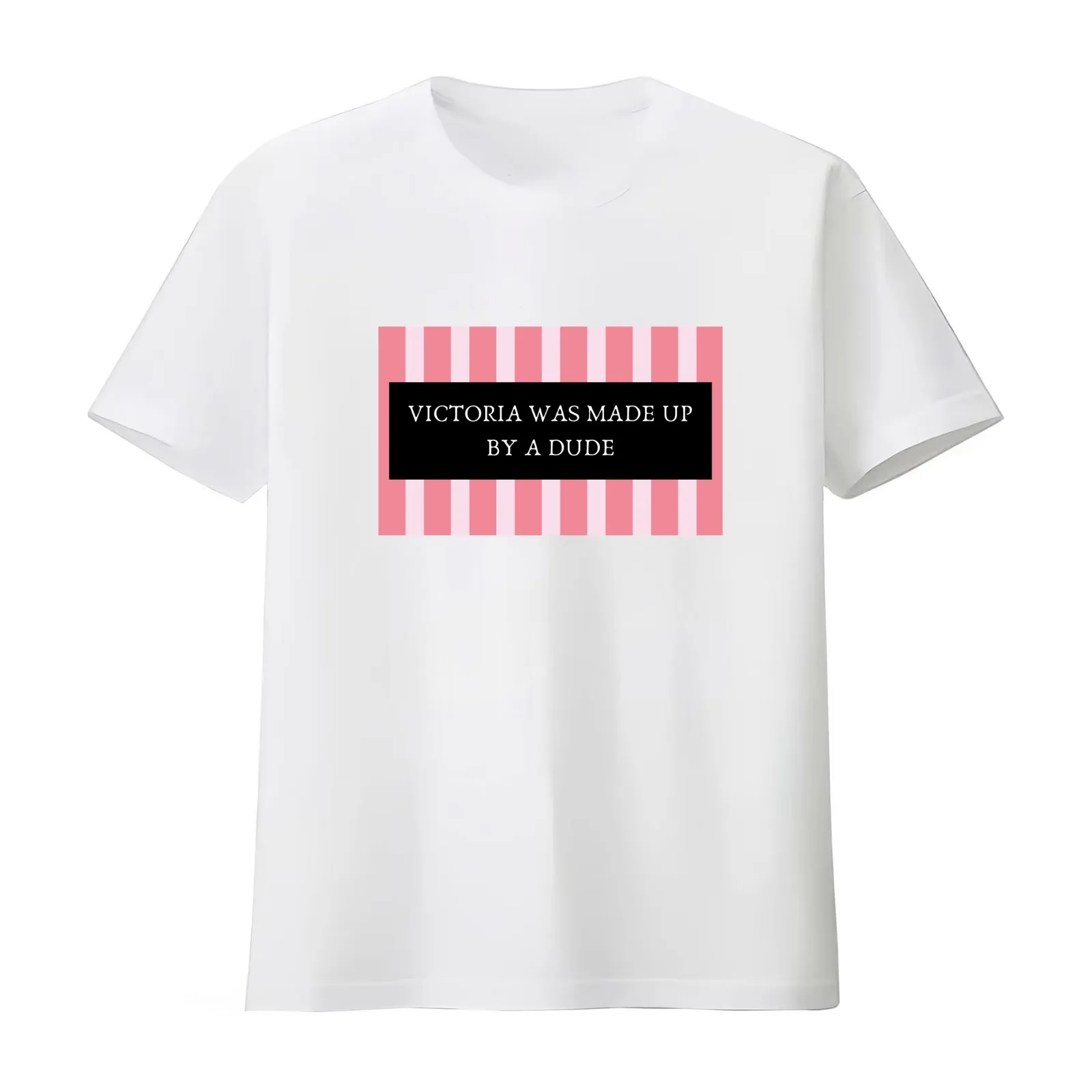Victoria T-Shirt Summer Casual Cotton Tee Oversized Streetwear Tops Vintage Graphic Print Loose Fit Short Sleeve
