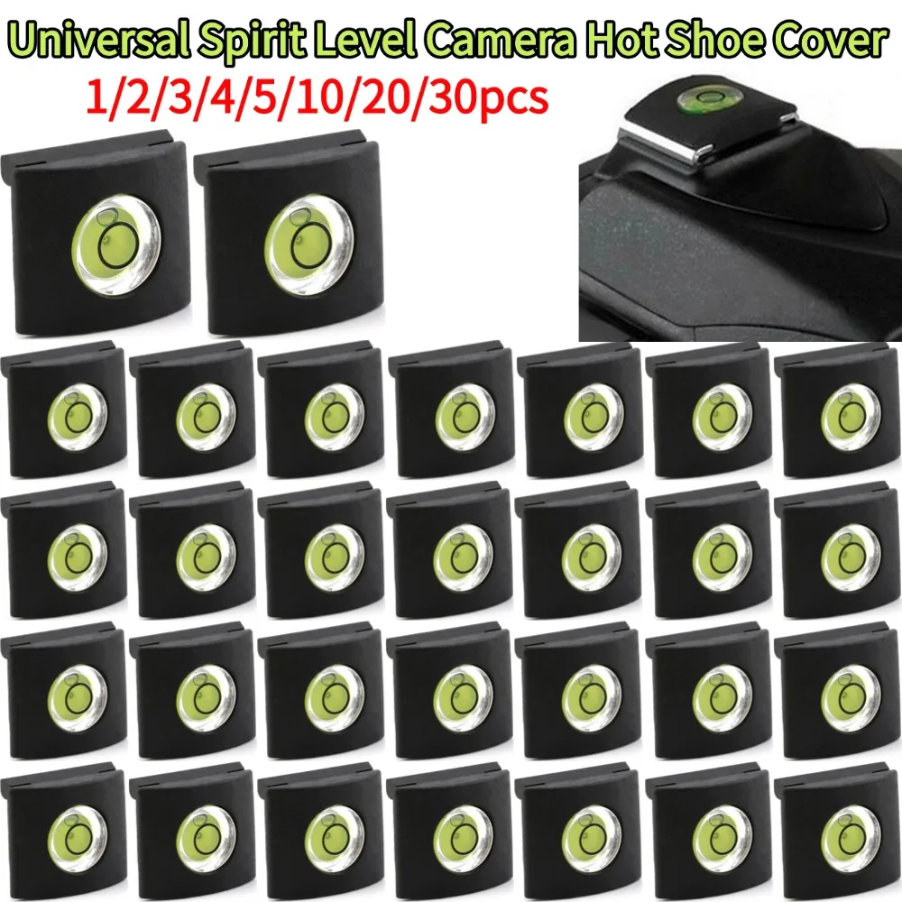 Universal Spirit Level Camera Hot Shoe Level Protective Cover Hot Shoe Cover For Canon Nikon DSLR SLR Camera Hot Shoe Cover