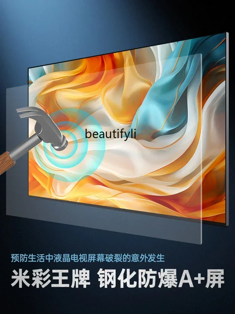 A61 100 بوصة تلفاز LCD 120 150 بوصة عالية الوضوح المنزل الذكي شاشة كبيرة شاشة تلفزيون مسطحة