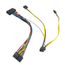 Motherboard ATX 24Pin to IDE 4Pin Molex 18Pin + 10Pin Adapter Power Cable for HP Z800 Workstation Mainboard 30cm