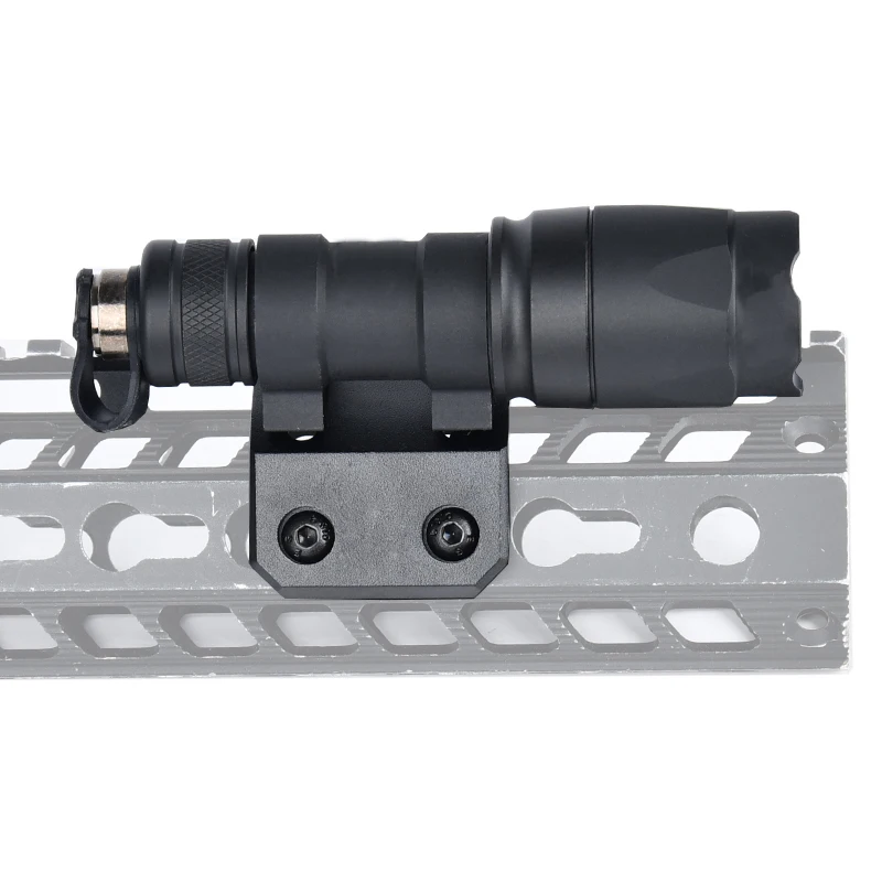 M300 M600 Tactical Flashlight Metal offset Base Weapon Light Mount Mlok Keymod System Airsoft Equipment Hunting Accessories