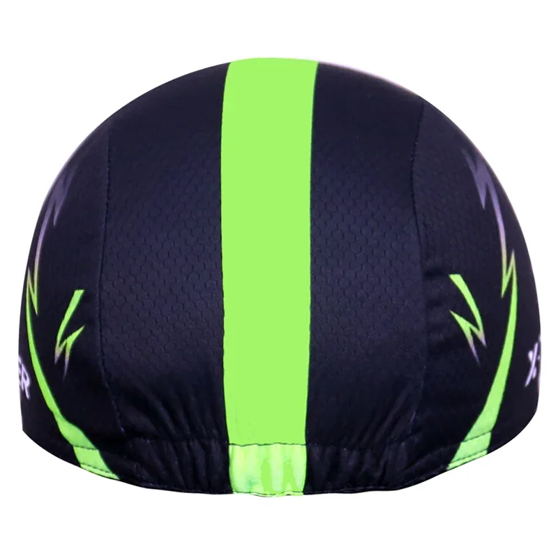 X-TIGER Bright Green Outdoor Sport Bike Head MTB Bicycle Headwear Headband 100% Polyester Cycling Hats Bandana Pro Cycling Cap