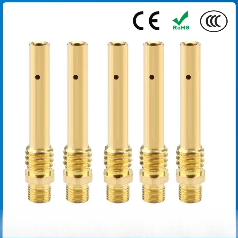 

Соединительный стержень для сварочной горелки MIG 500А, латунный с внешней резьбой, медный наконечник, запасные части для газозащитных сварочных аппаратов