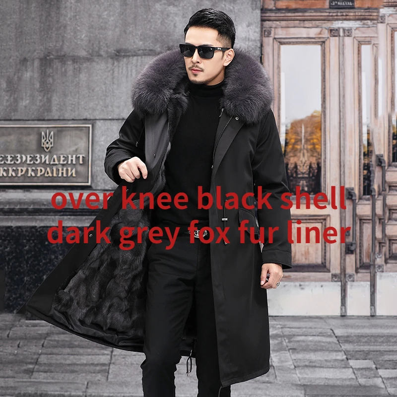over knee dark grey