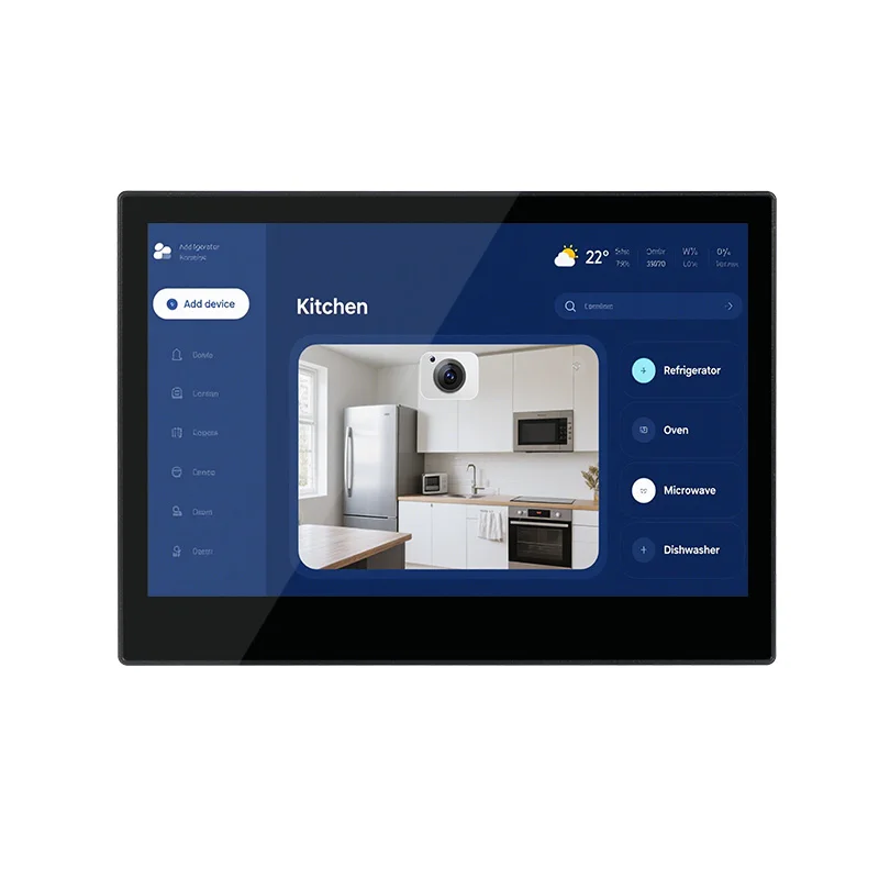10.1 Inch Smart Home Control Panel RK3566 Android 11/13 Home Assistant Dashboard Interior Wall Panel for Home Automation