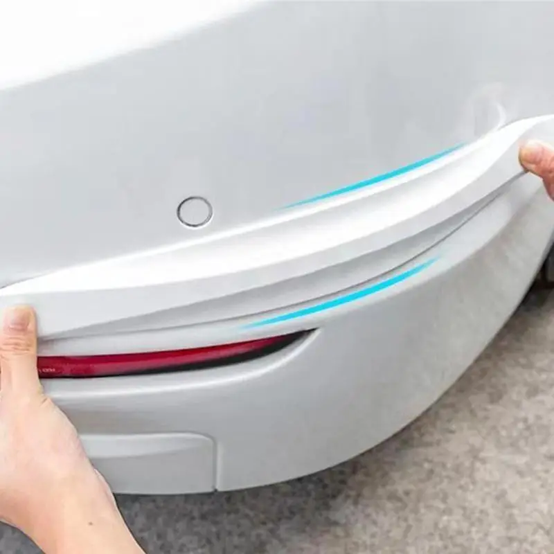 2pcs Car Bumper Protector Strip Guard Corner Protection Strips Scratch Protector Cra