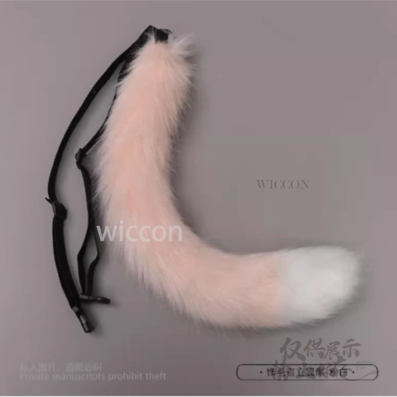 Anime Animal Fursuit motocicleta accesorios decorativos cola rendimiento Prop hecho a mano 9 estilos gato simulación cola de zorro Accesorios