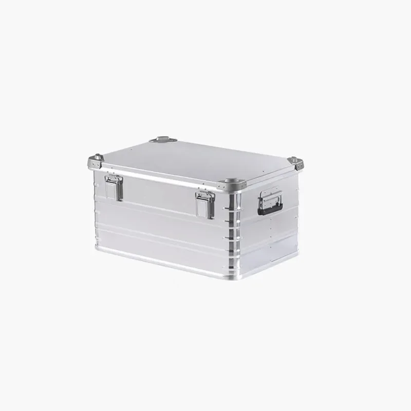 Outdoor Camping Equipment Aluminum Alloy Storage Box Large Capacity Portable Tool Storage Box Travel Car Storage