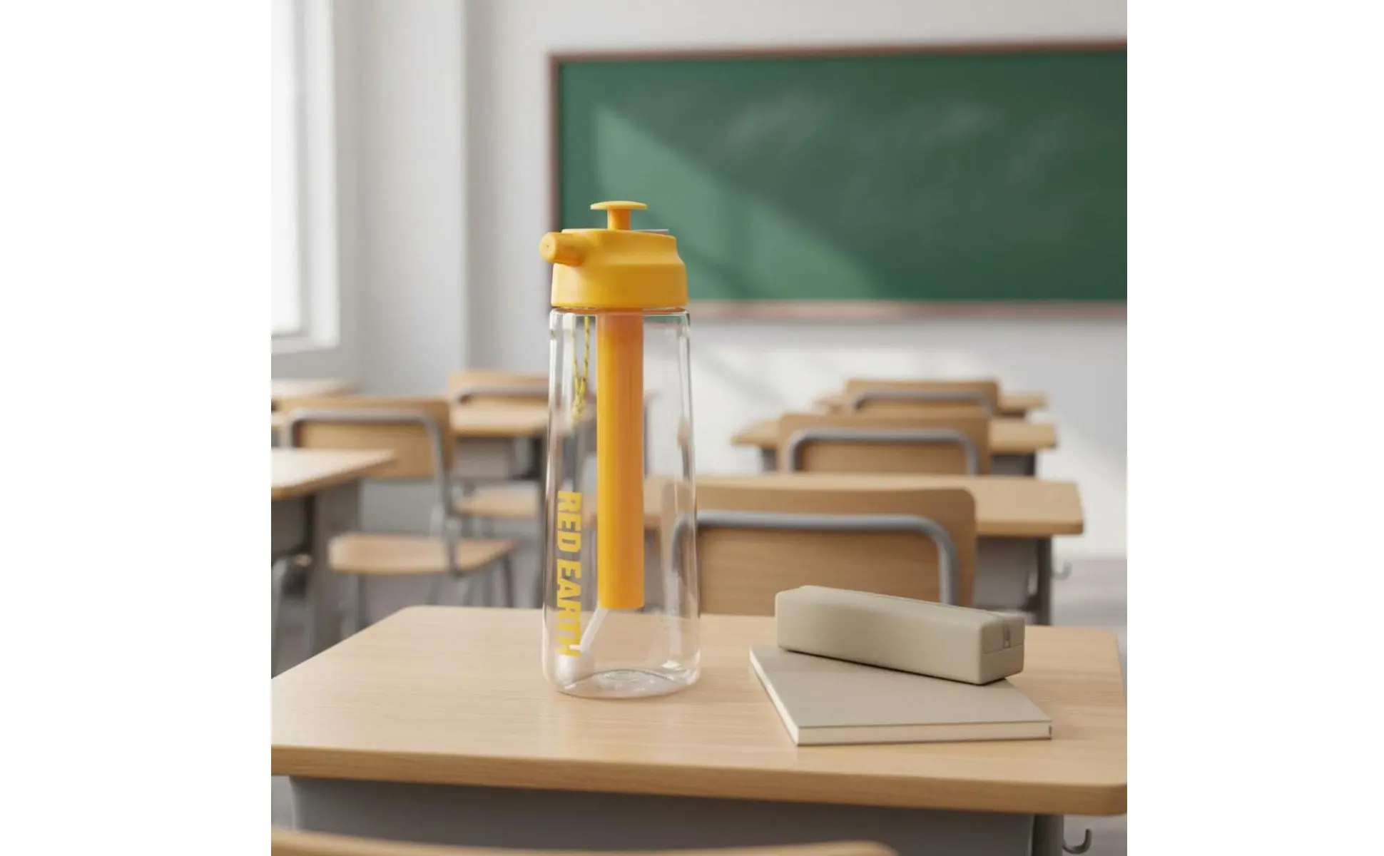 Sports Spray Bottle Large Capacity Spray Water Bottle Outdoor Gear 2-in-1 Carry Loop for Children, Cycling