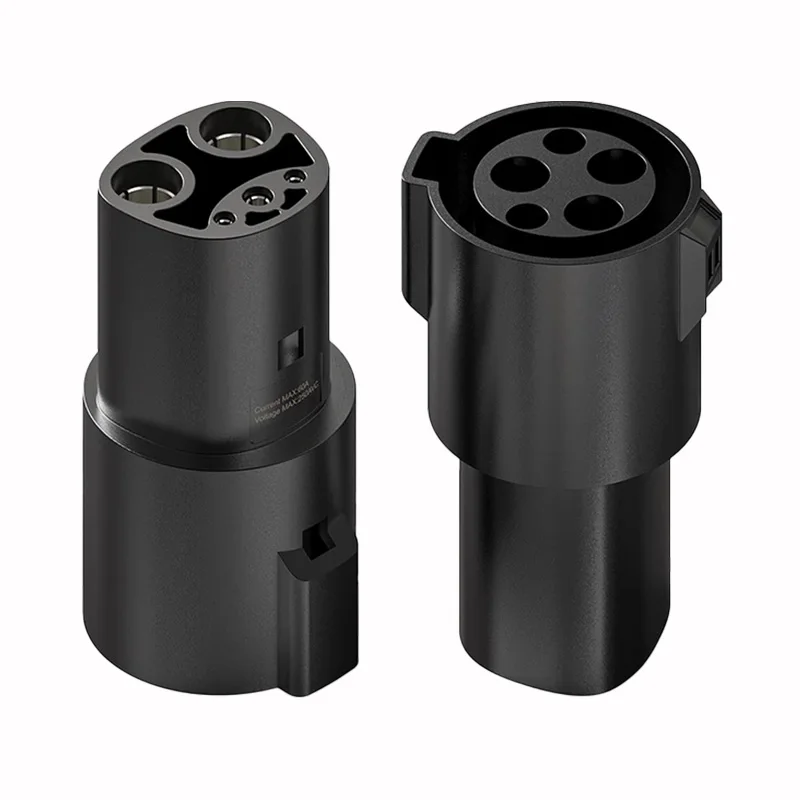 2026 80A Electric Vehicle Charge Adaptor Charger Supercharger Type1 to for  Tesla EV Car Adapter