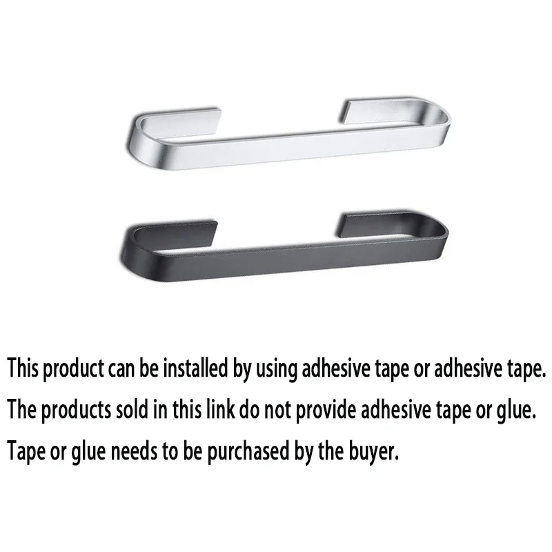 

Space aluminum wall-mounted towel bar storage rack suitable for bathroom