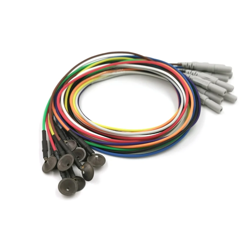 High Quality PVC Dry EEG Electrodes Cable Ozone Disinfecting for EEG Machine