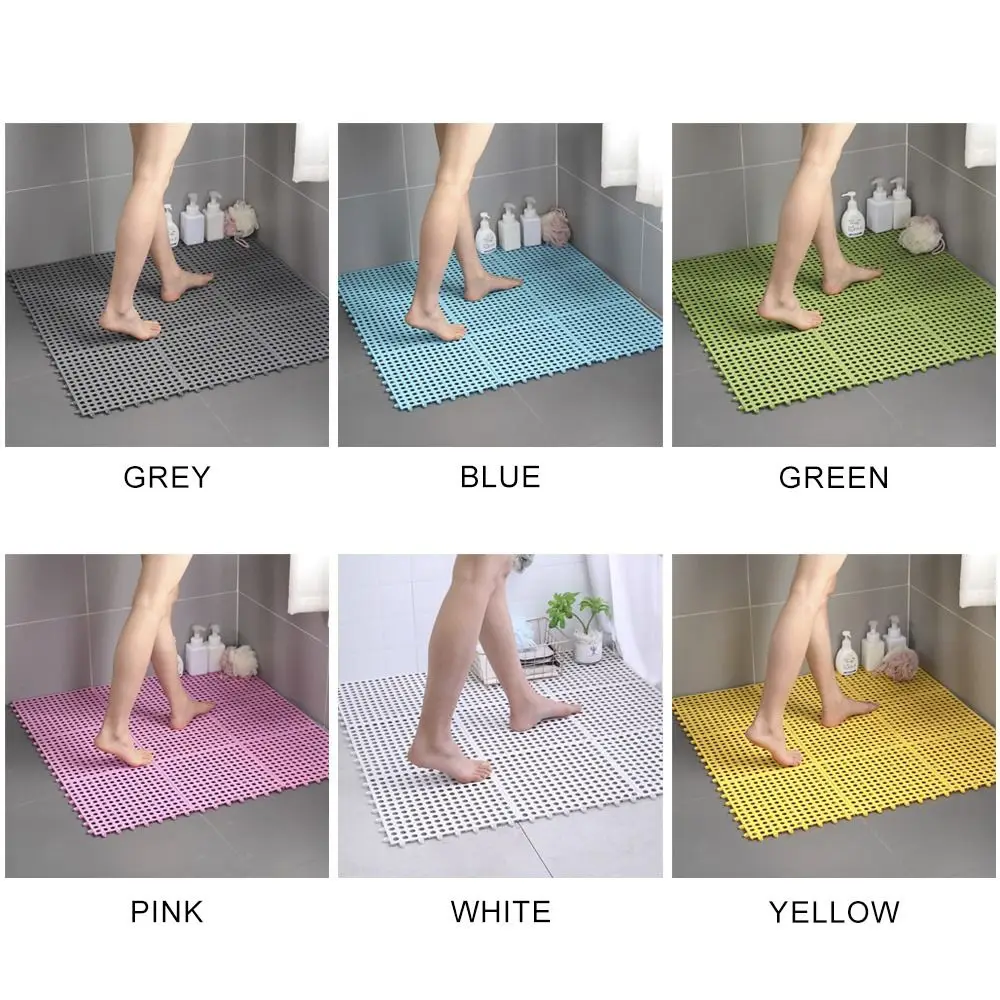 Bathroom Suction Cup Anti Slip Mat Splicing Floor Mat Bathroom Shower Room Bathroom Kitchen Foot Mat Waterproof Anti Slip