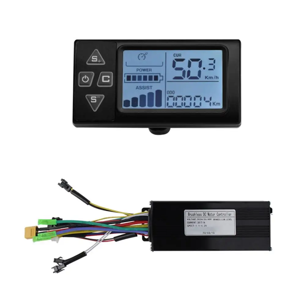 

Бесщеточный контроллер 36 В 48 В с ЖК-дисплеем для электрического велосипедного скутера, двигатель 30 А, 750 Вт, 1000 Вт с тремя режимами работы