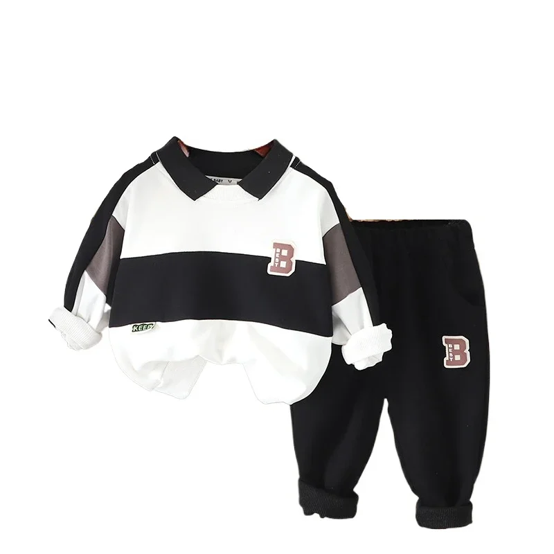 

New Autumn Baby Boys Clothes Set Children Striped T-Shirt Pants 2Pcs/Sets Toddler Girls Clothing Infant Costume Kids Tracksuits