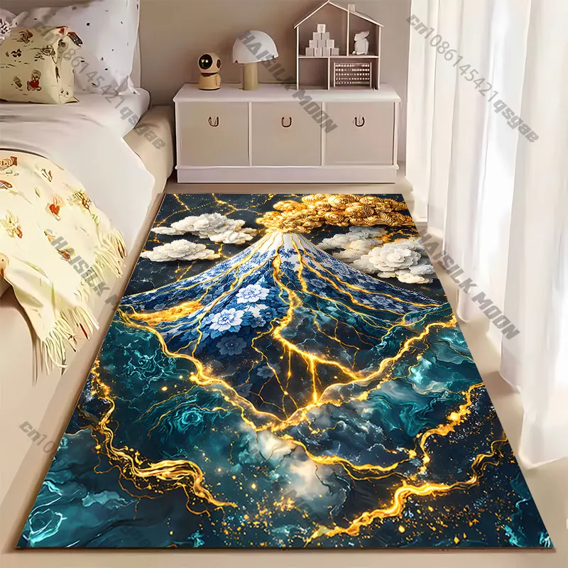 Volcanic eruption meets ceramic beauty carpet Yoga living room room decor children's crawling mat doormat area rug