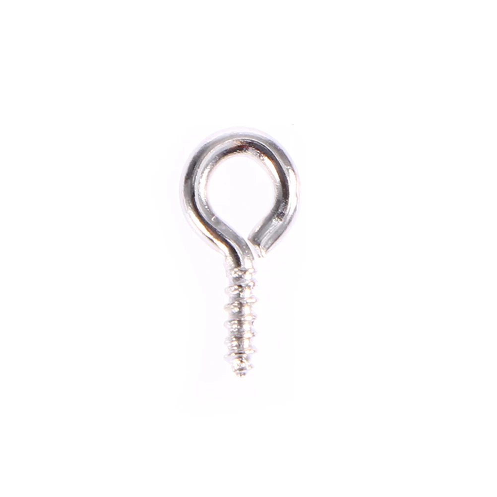 

300 Pcs Eye Screws Mini Silver Bolts High Quality Screw Peg For Crafting Material Craft Diy Jewelry Accessories Screw Peg