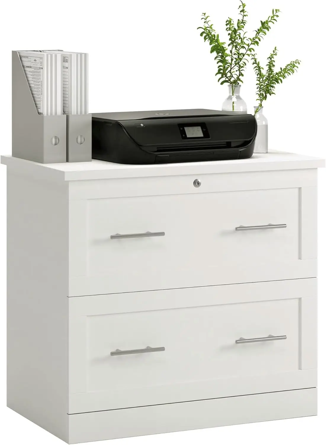 Lemari File 2-laci Lateral, putih