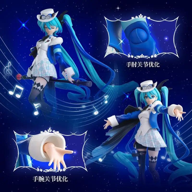 Nouveau Blokees Hatsune Miku Miracle Version Miku avec vous 2025 figurine décoration assemblé modèle cadeaux d'anniversaire de noël