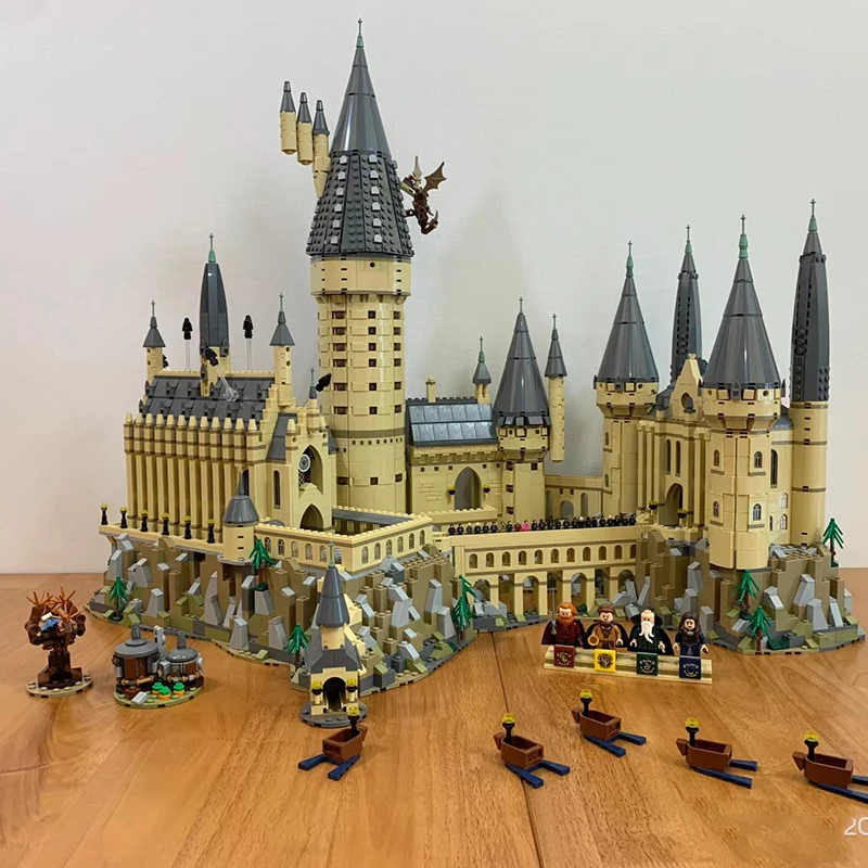 

В наличии модель из серии фильмов, школьная совместимость 71043, Harrysing Potter, строительные блоки, волшебные кирпичи, игрушки для детей, подарки на день рождения