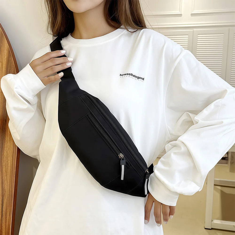 Paket Fanny Pria & Wanita, Paket Tas Pinggang Selempang, Tas Sabuk untuk Perjalanan Berjalan Berlari Mendaki Bersepeda, Mudah Dibawa Ponsel Apa Pun, Dompet