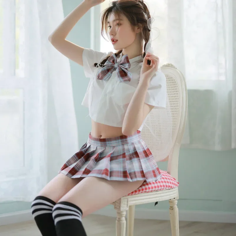 الزي المدرسي الياباني المرأة لطيف مثير الزي المدرسي Jk زي الساخن مطوي دعوى 19 ألوان تنورة قصيرة تأثيري بحار الدعاوى