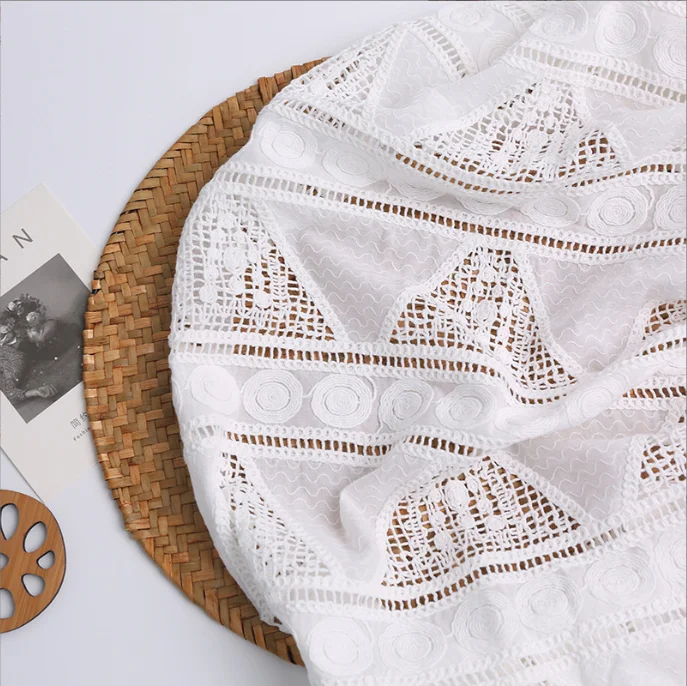 

New Geometric Cutting Fabric Rope Embroidery Stranded Thread Shirt Set Dress Embroidery Accessories
