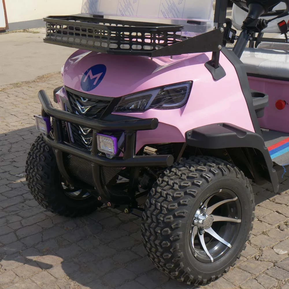 Pink Golf Cart Off-Road Vehicle Combines Gentleness And Wildness Perfectly, Electric Golf Cart Is In High Demand