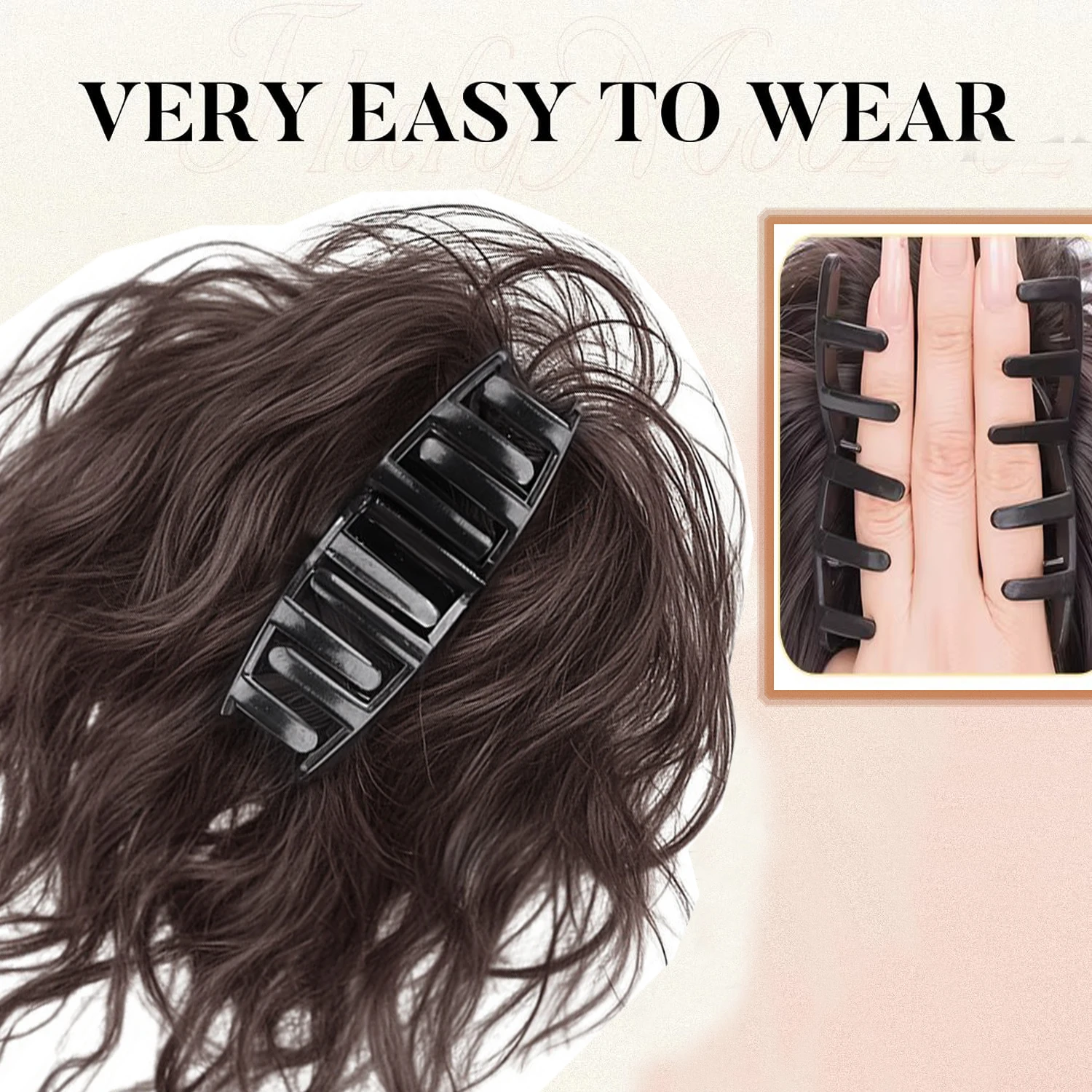 Thumbnail 3 - #65 Budget Clip-In Chignon Hair Buns for Smart Shoppers