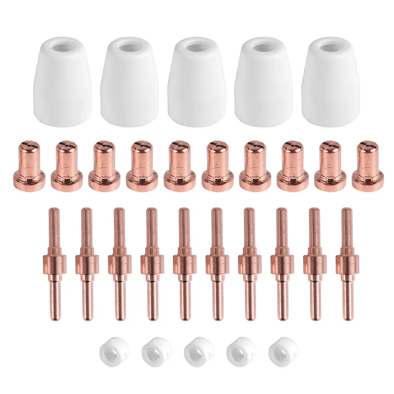PT-31 -40 플라즈마 커터 절단 토치 소모품 키트 확장 30개용 F-F
