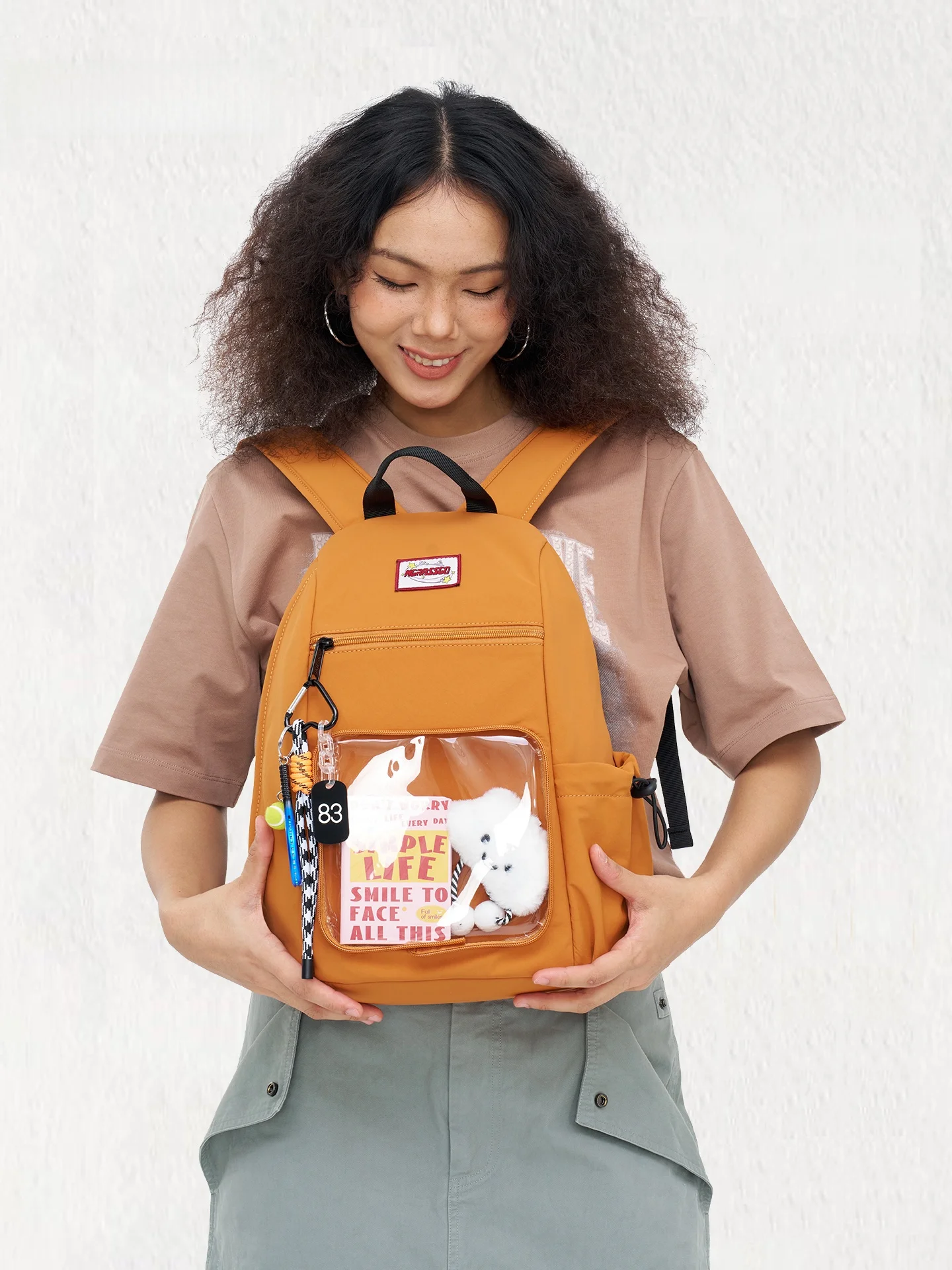 Mochila Massgo Original Casual Ligera Antirrobo para Mujer, Bolsa de Viaje para Exteriores, Mochila Escolar con Múltiples Compartimentos