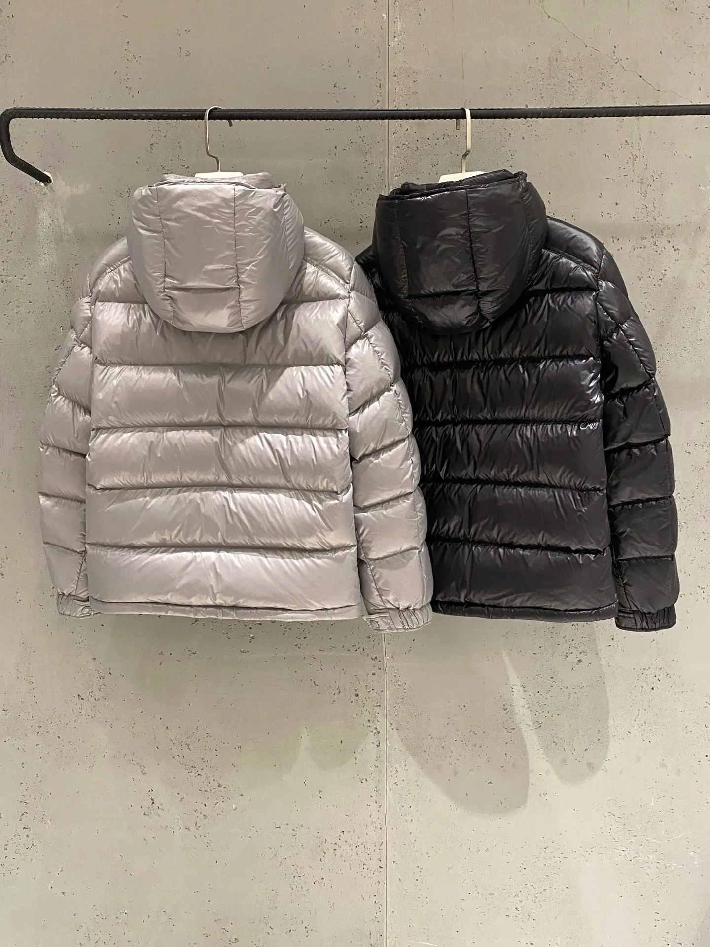 حار بيع 2025 جديد الشتاء قصيرة أسفل سترة الرجال النساء ، 90% الأبيض أوزة ريشة ، عالية اللمعان النايلون للماء يندبروف معطف دافئ #6