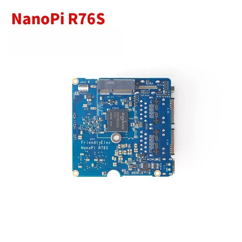 New Friendly NanoPi R76S RK3576 Development board LPDDR5 Dual 2.5G Network port HDMI AI Deployment