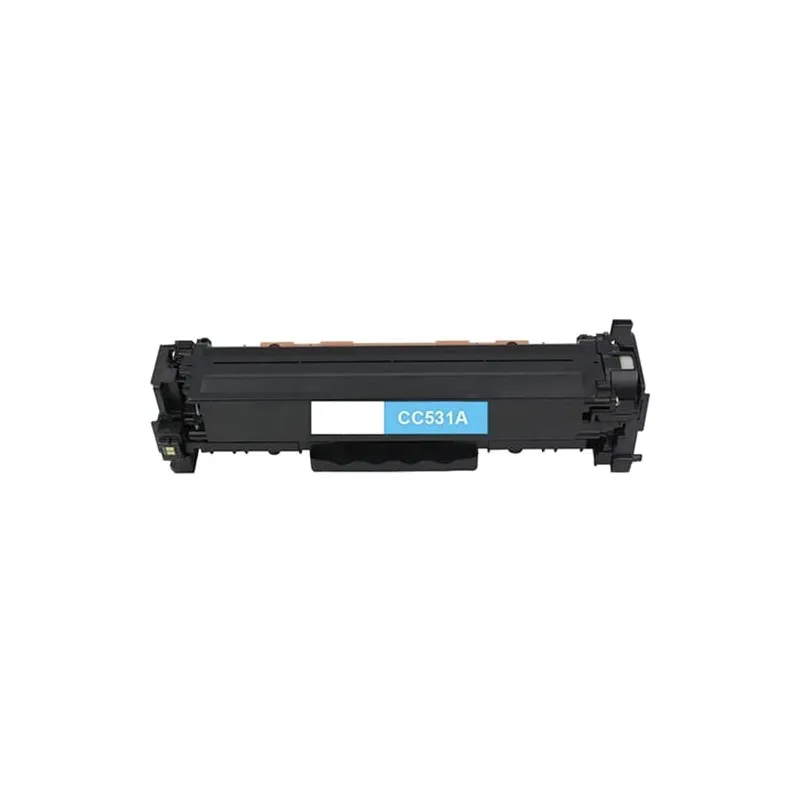 HP toner cartridge recycled Premium quality H531, replaces CC531A XH531RP imprimirbien.com